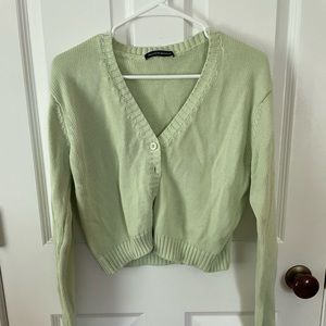 Green Brandy Melville cardigan